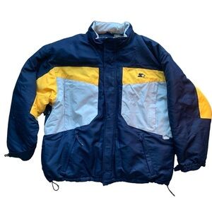 STARTER | STARTER Men's Vintage Down Winter Color Block Jacket Coat